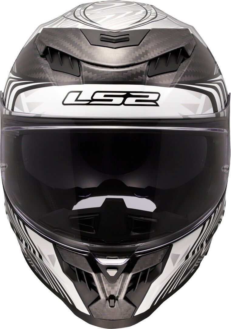 LS2 FF807 Dragon Enthum Carbon Helmet Carbon/White XL (61/62) Figure 6