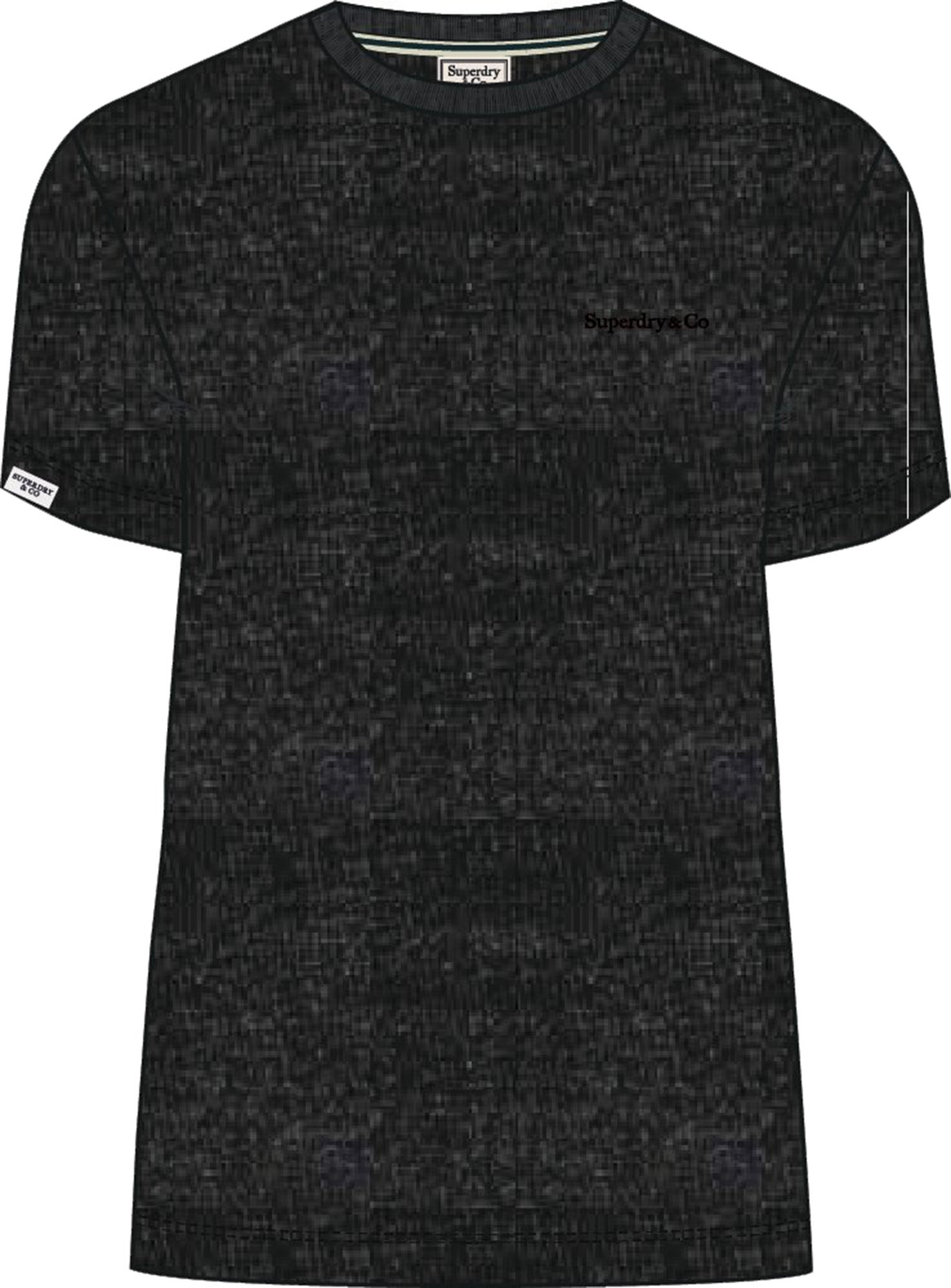 Superdry & Co Essential Company Logo T-shirt noir délavé L Figure 1