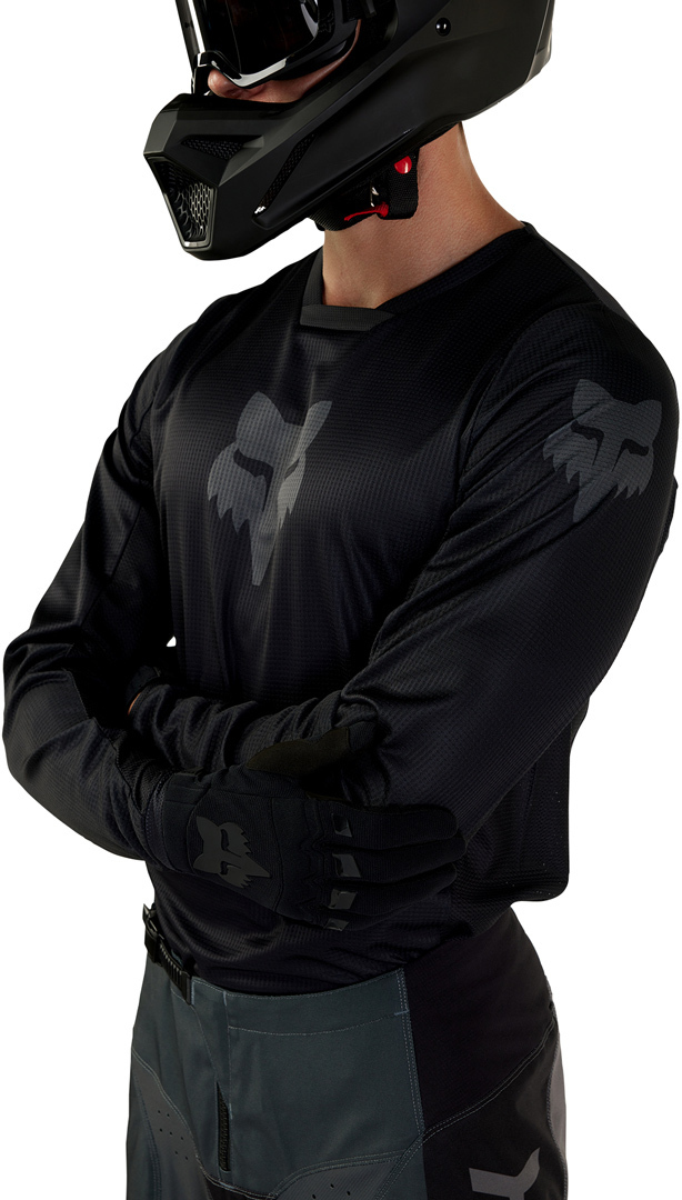 Side view of FOX 180 Blackout 2023 Motocross Jersey