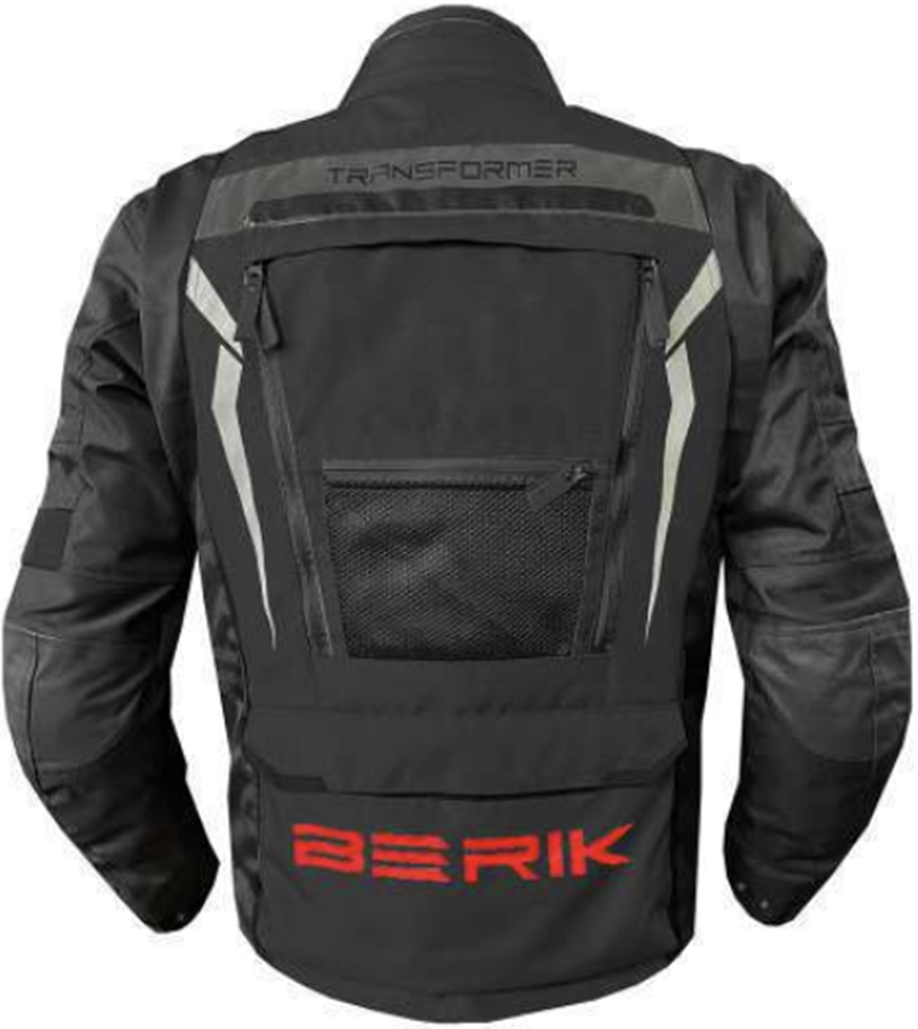 Berik Pharbus waterproof Motorcycle Textil Jacket black/red 58 Figure 2