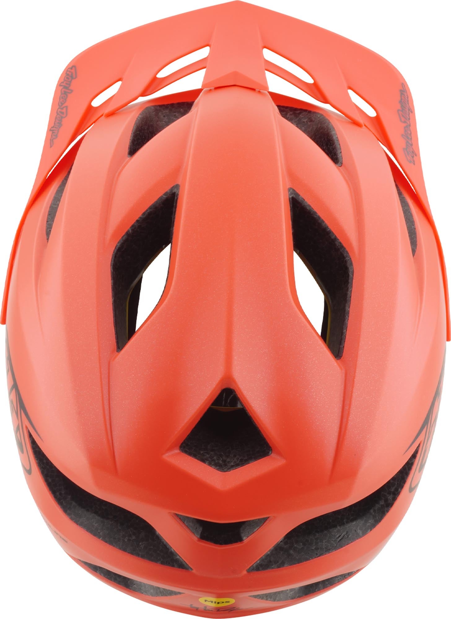 Troy Lee Designs Mips Flowline Point Casco per biciclette giovanili Red Matt 48-53 cm Figura 8
