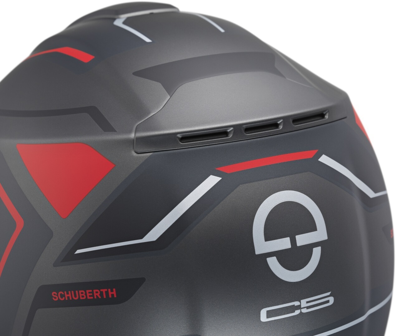 Schuberth C5 Omega Helm anthrazit matt/schwarz/rot S (55) Abbildung 2