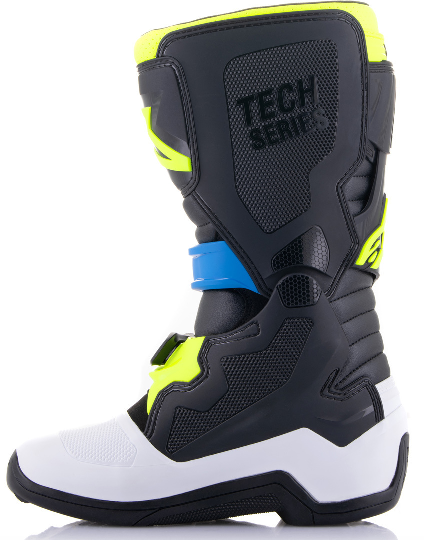 Alpinestars Tech 7S Cizme de motocross pentru tineret negru/albastru/galben 38 Figura 6