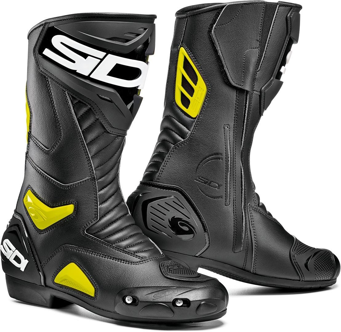 Sidi Performer Motorcykel Støvler sort/gul 48 Figur 1