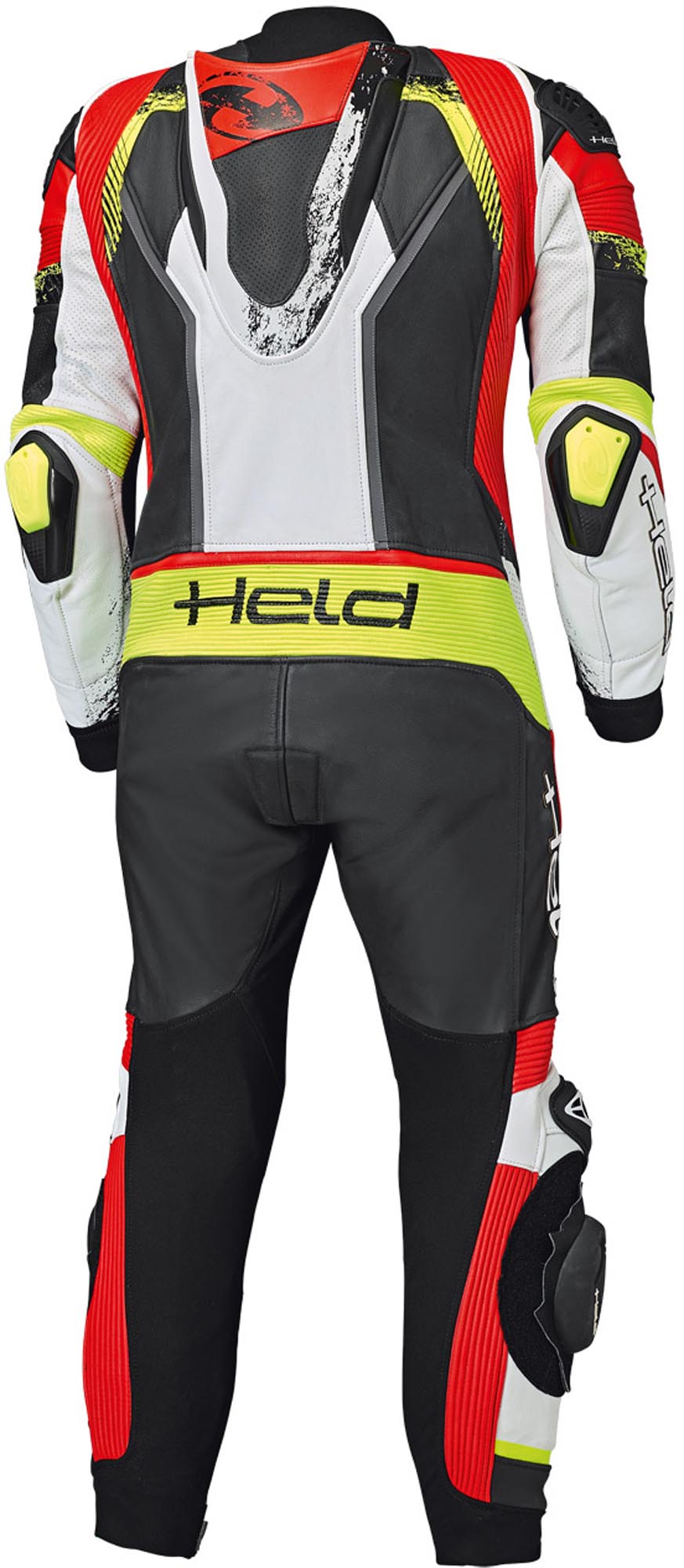 Held Brands Hatch One Piece Motorcycle Leather Suit black/white/red 50 Figure 2