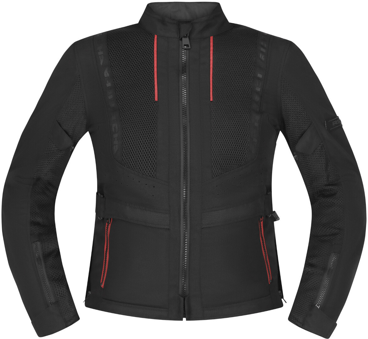 Richa Monaco Mesh WP imperméable dames moto textile veste noir/rouge 3XL Figure 2