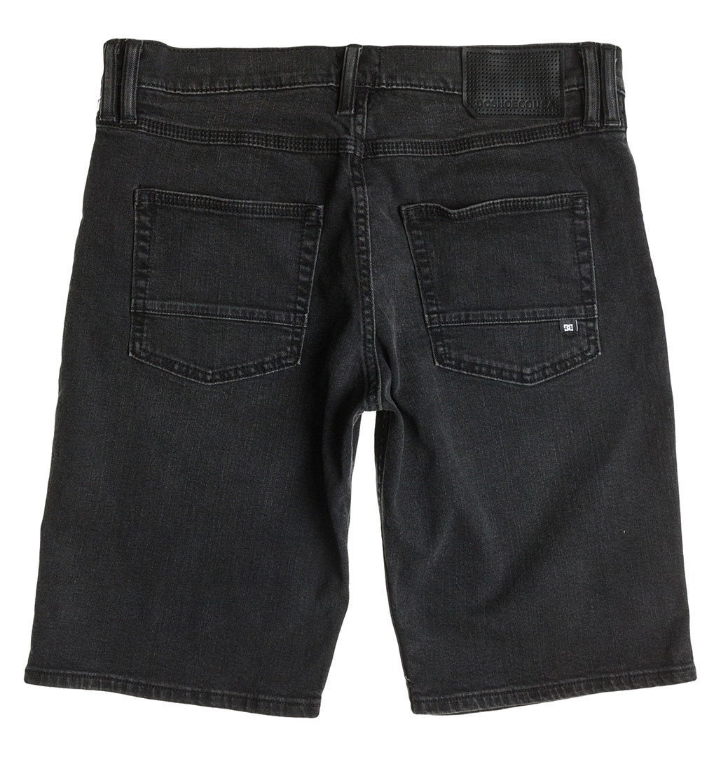 DC Worker Straight Denim ショーツ インディゴ漂白 33 図5