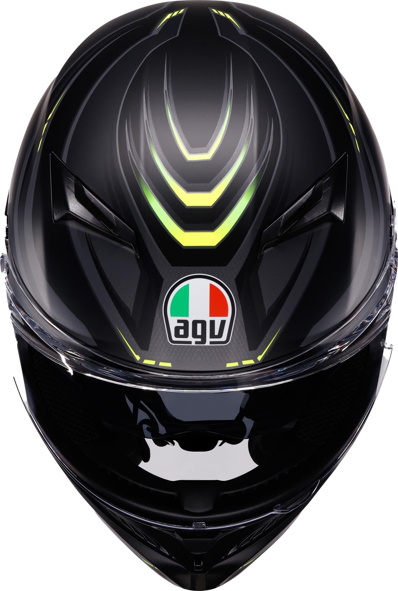 AGV K3 Syth Helmet black matt/yellow L (59/60) Figure 7