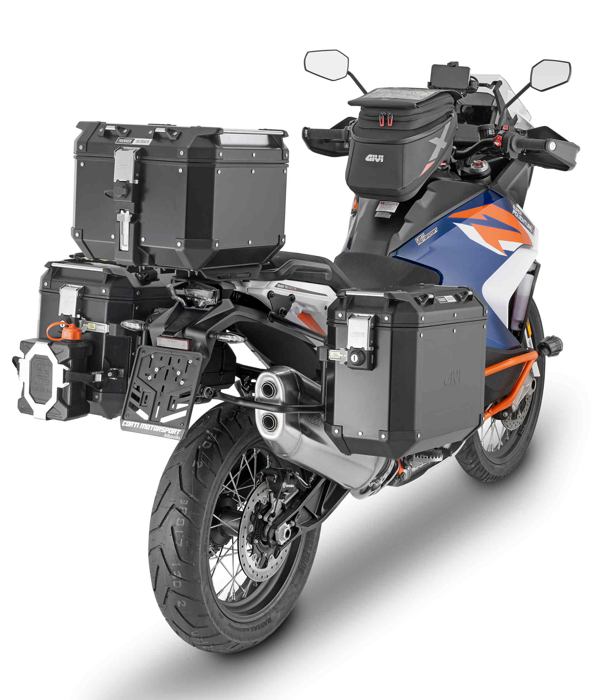 GIVI Monokey CAM KTM Bagagehylla på sidan Figur 1