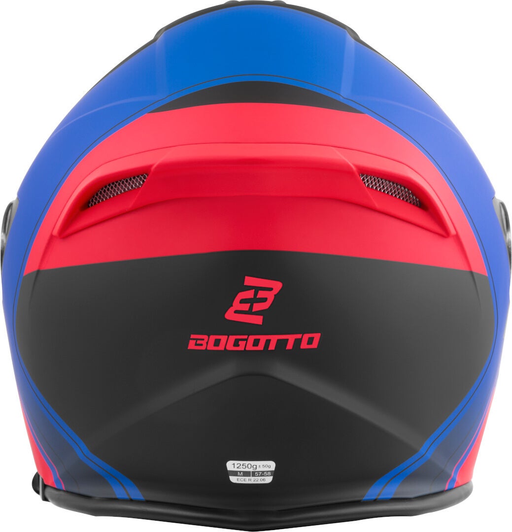 Bogotto H586 City-B Jet Helmet black matt/red/blue S Figure 3