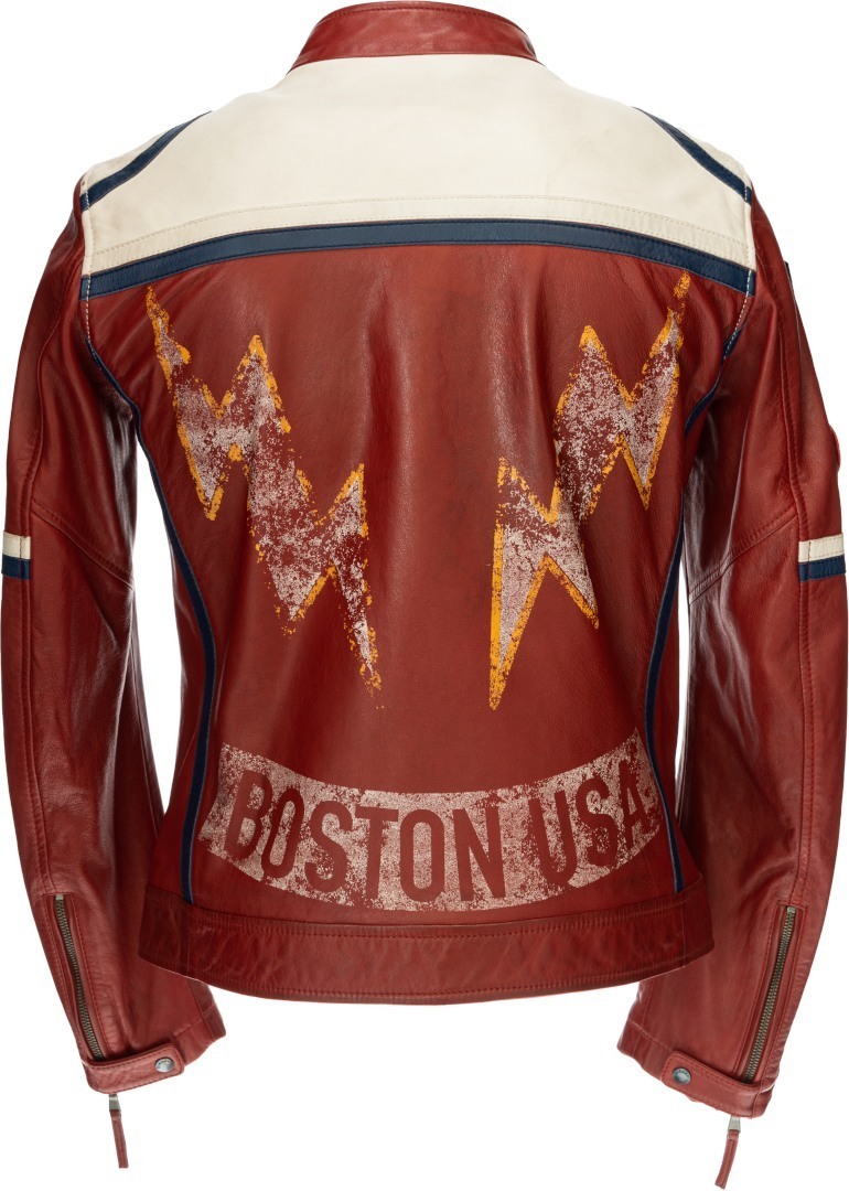 Blauer USA Anderson Jaqueta de couro vermelho L Figura 3
