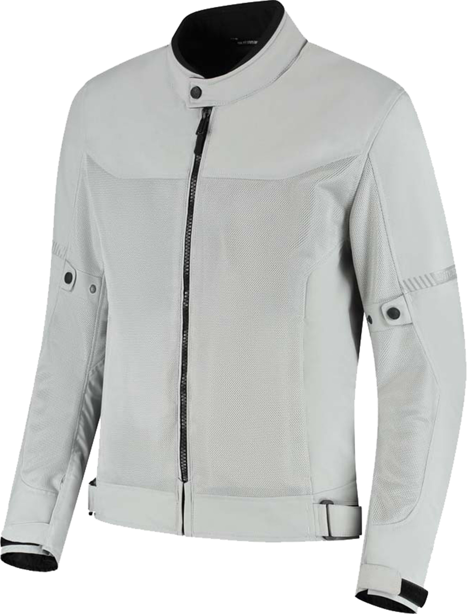 Rusty Stitches Mike Veste Textile moto Gris clair S Figure 1