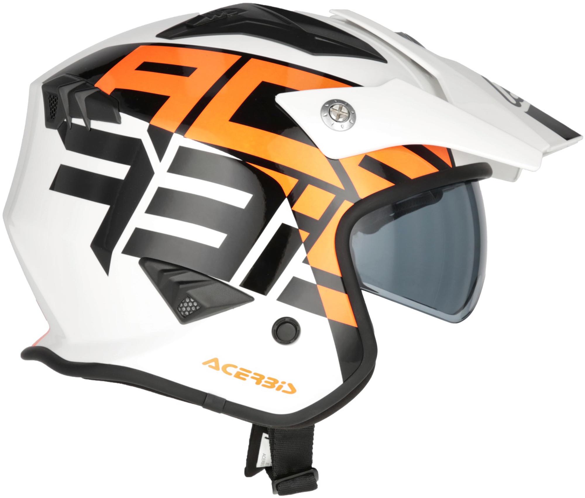 Acerbis Aria Sport Jethelm weiß/orange L (59) Abbildung 2