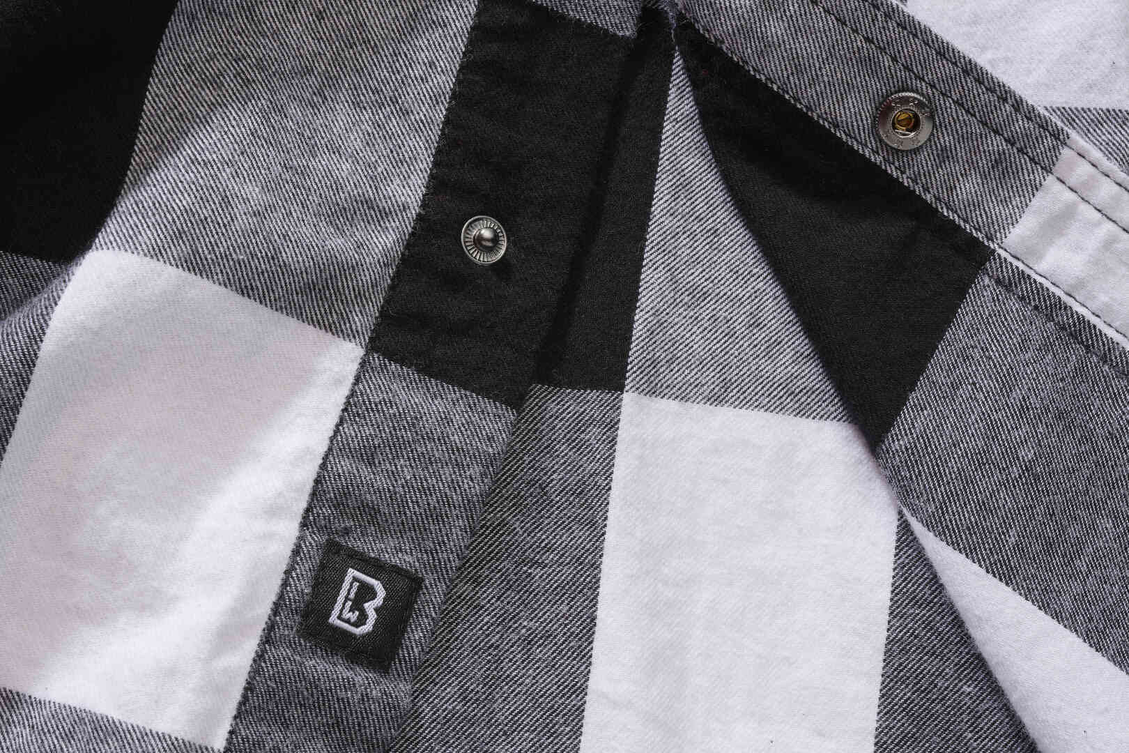 Brandit Checkshirt sleeveless Shirt white/black 4XL Figure 5