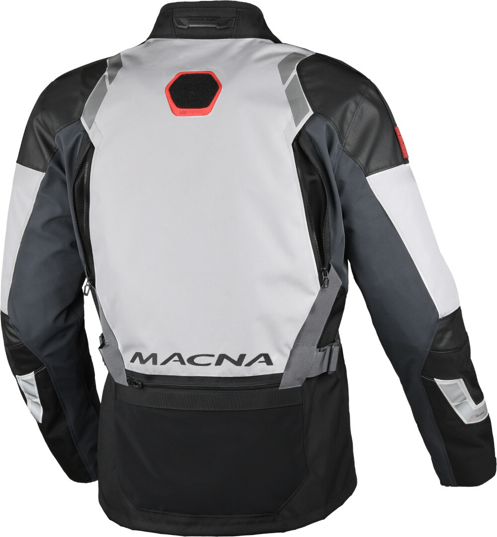 Macna Touros Jachetă textilă impermeabilă pentru motociclete Negru/antracit/gri M Figura 3