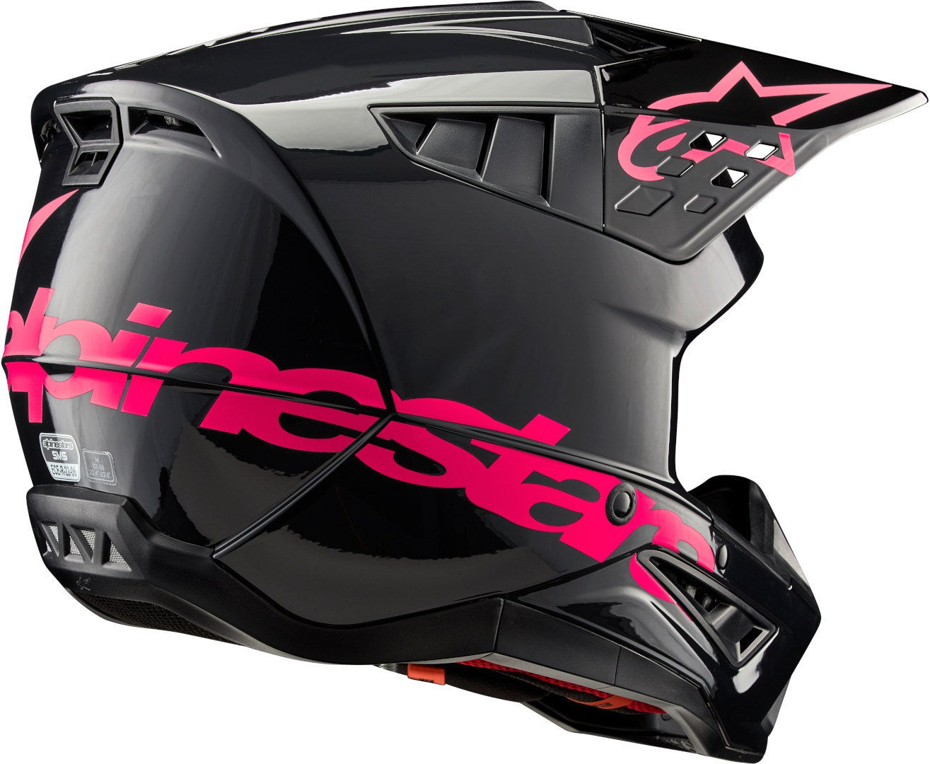 Alpinestars S-M5 Corp 2024 Casco Motocross nero/rosa S (55/56) Figura 6