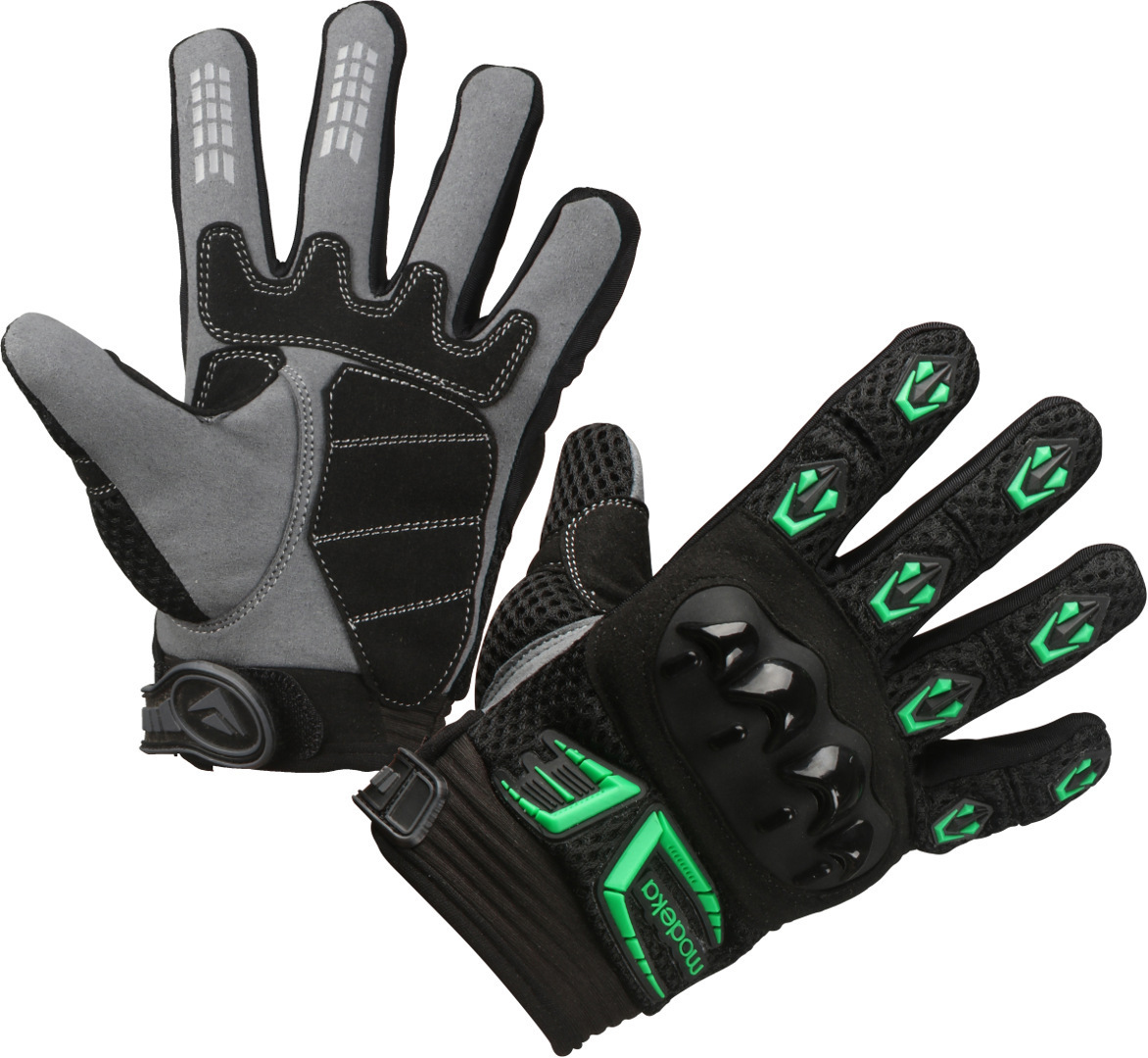 Modeka MX-Top Mănuși pentru copii Negru/Verde S Figura 1
