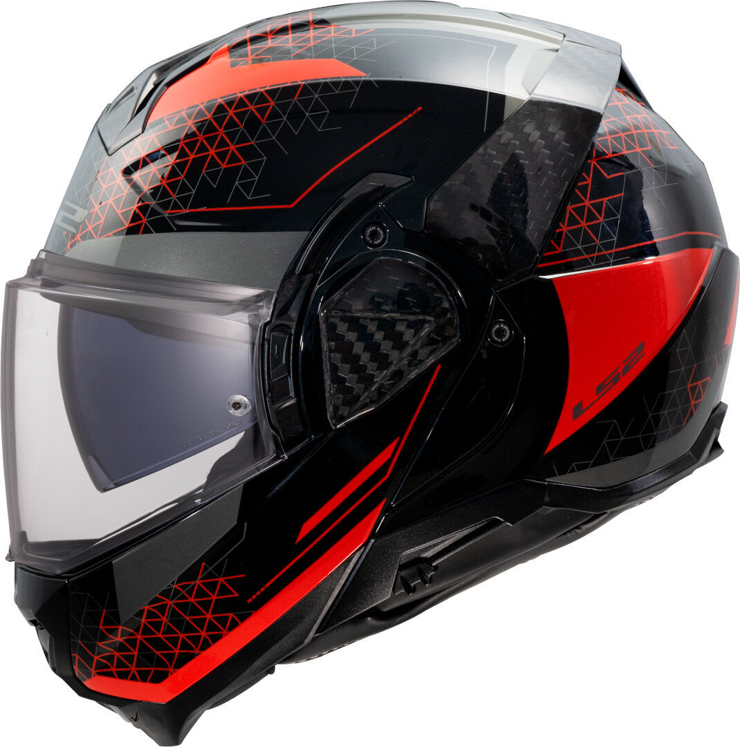 LS2 FF910 Advant II Astral Capacete preto/vermelho M (57/58) Figura 1
