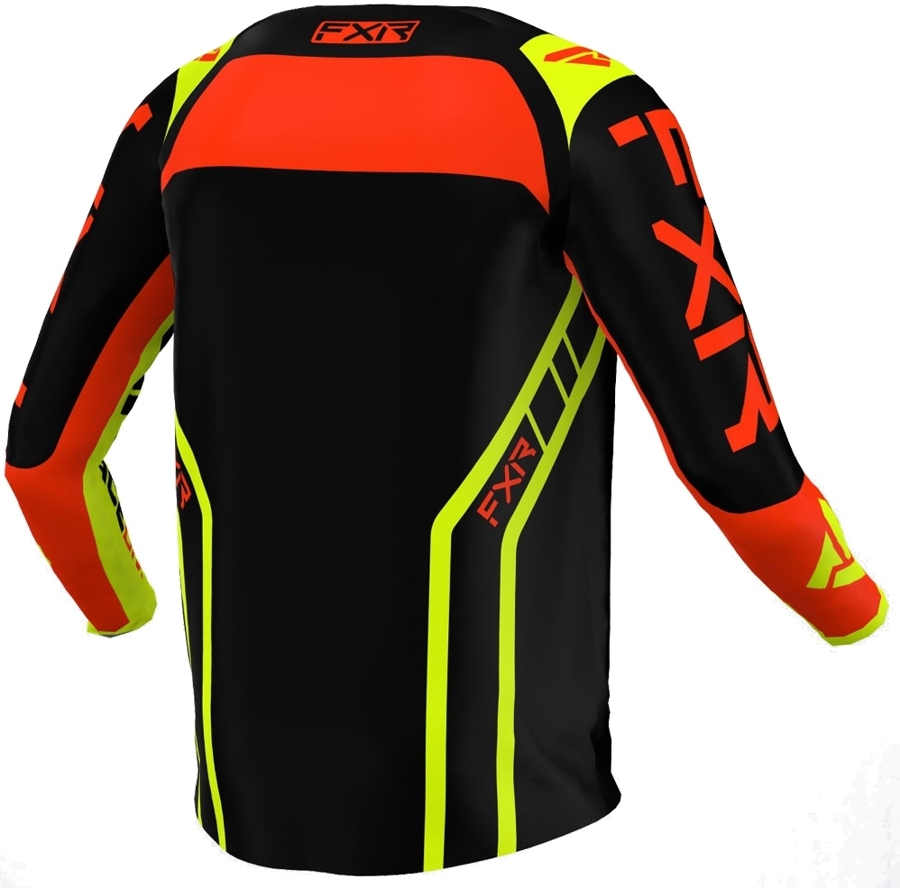 FXR Clutch Pro Motocross Jersey sort/rød/gul L Figur 2