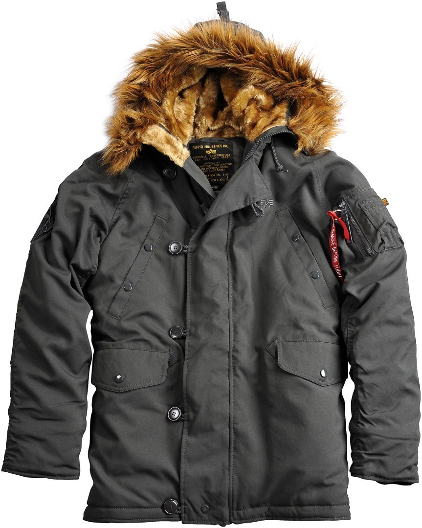 Alpha Industries Explorer Bunda tmavě šedá M Obrázek 1