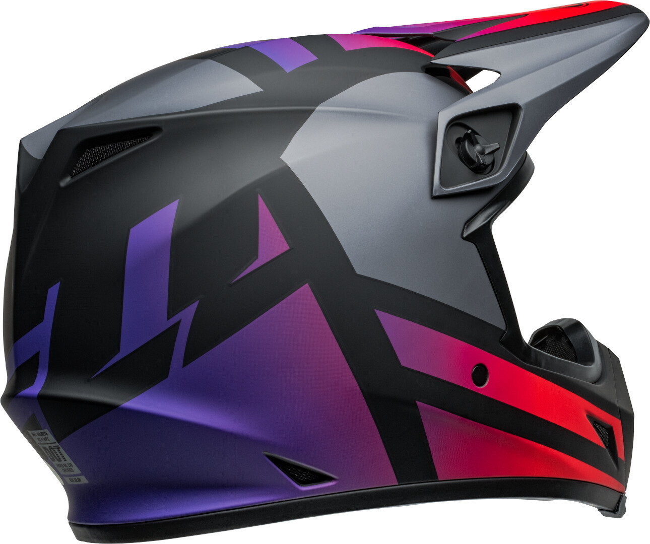 Bell MX-9 MIPS Alter Ego Cască de motocross Negru/Gri/Roșu S (55/56) Figura 8