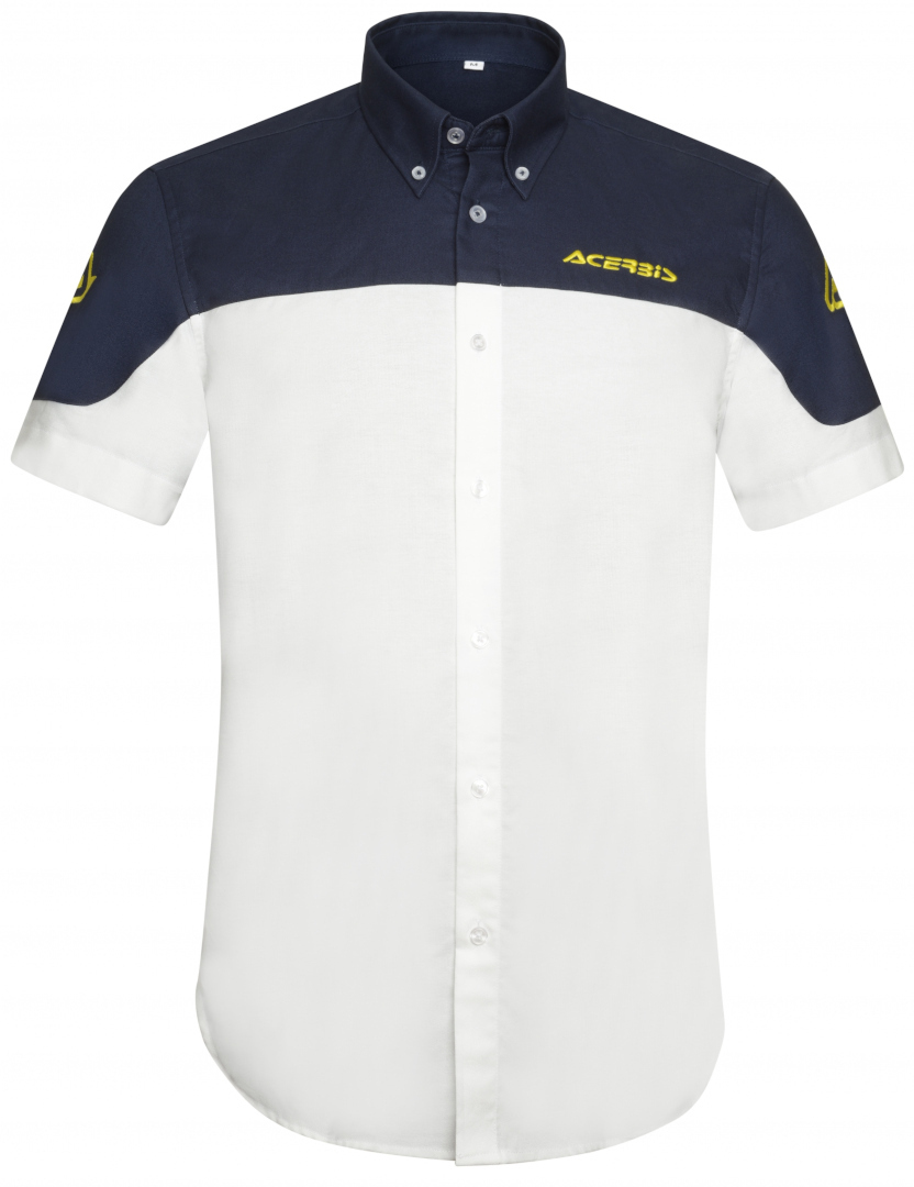 Acerbis Team Hemd weiß/blau XL Abbildung 1
