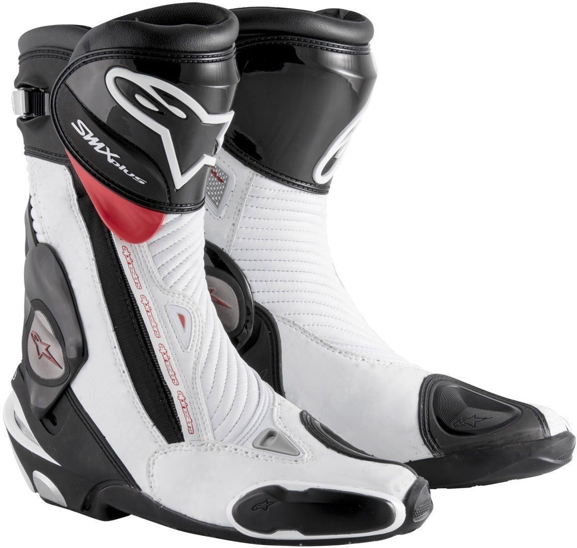 Alpinestars S-MX Plus Motoros csizmák fekete/fehér/piros 37 1. ábra