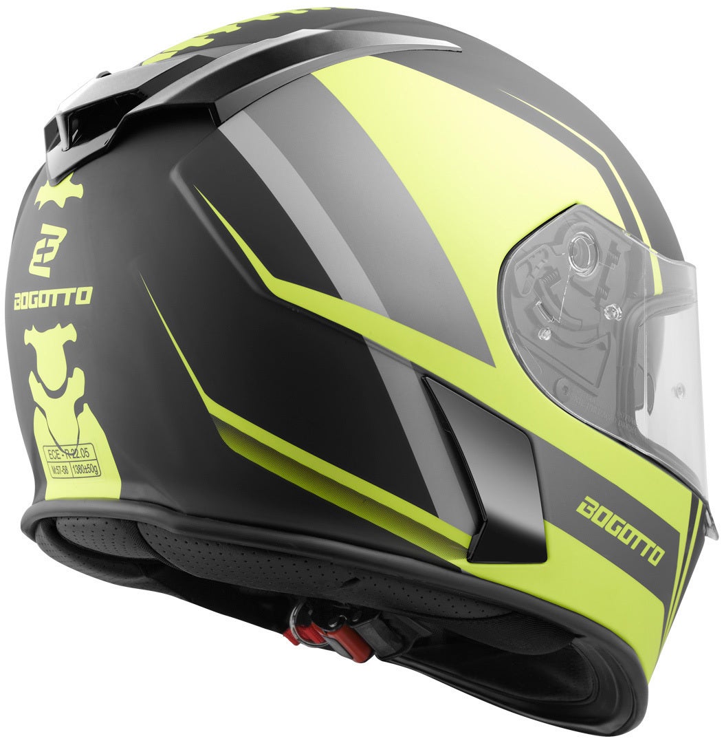 Bogotto V126 G-Evo Casco nero/giallo S Figura 3