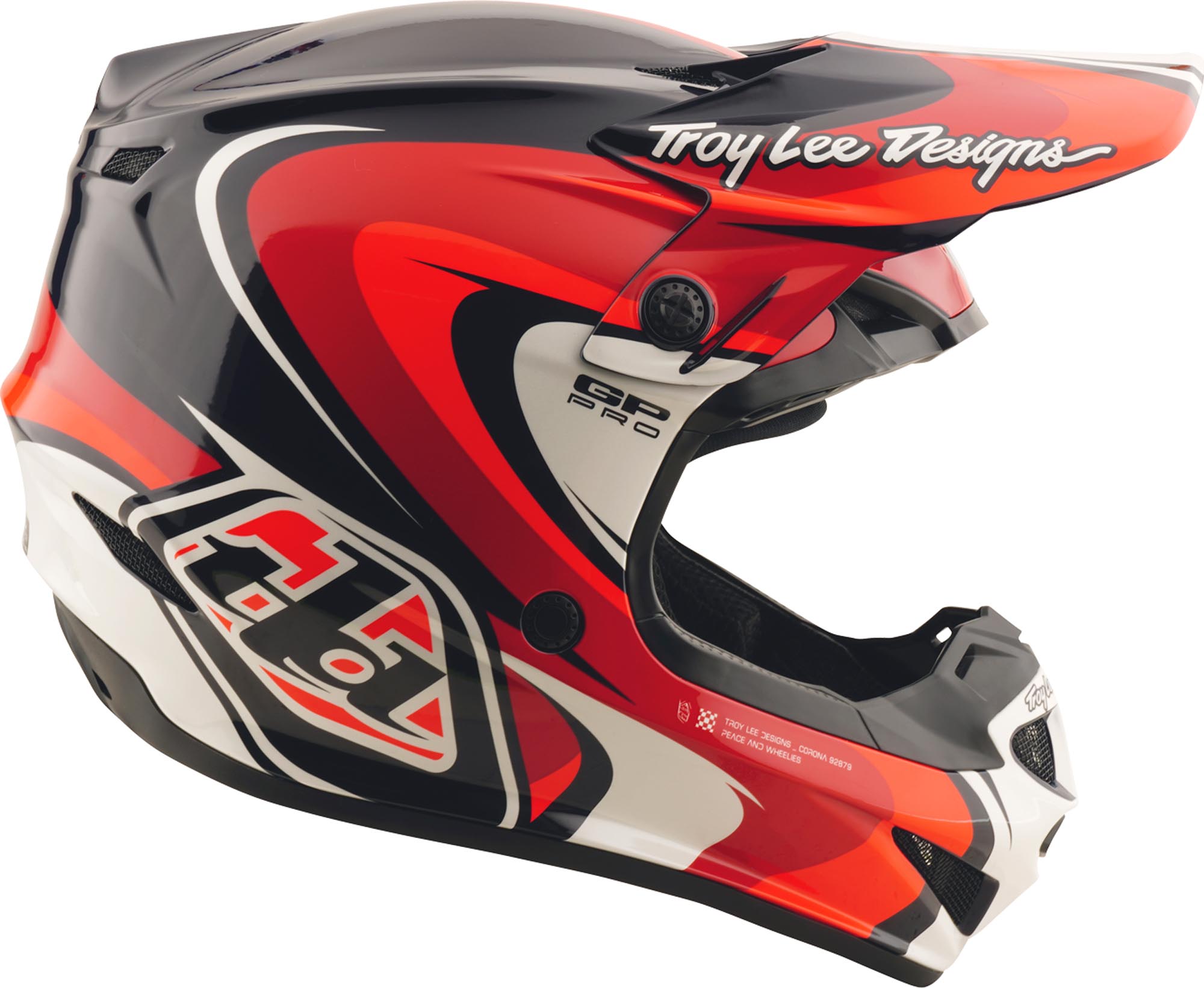 Troy Lee Designs GP Pro Crossover MIPS Motocross Helm dunkelblau/rot S (55/56) Abbildung 6