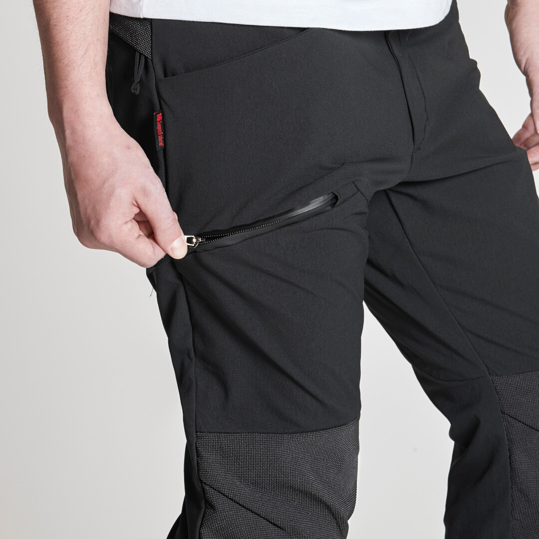 Spidi Supercharged Motorrad Textilhose anthrazit 36 Abbildung 4
