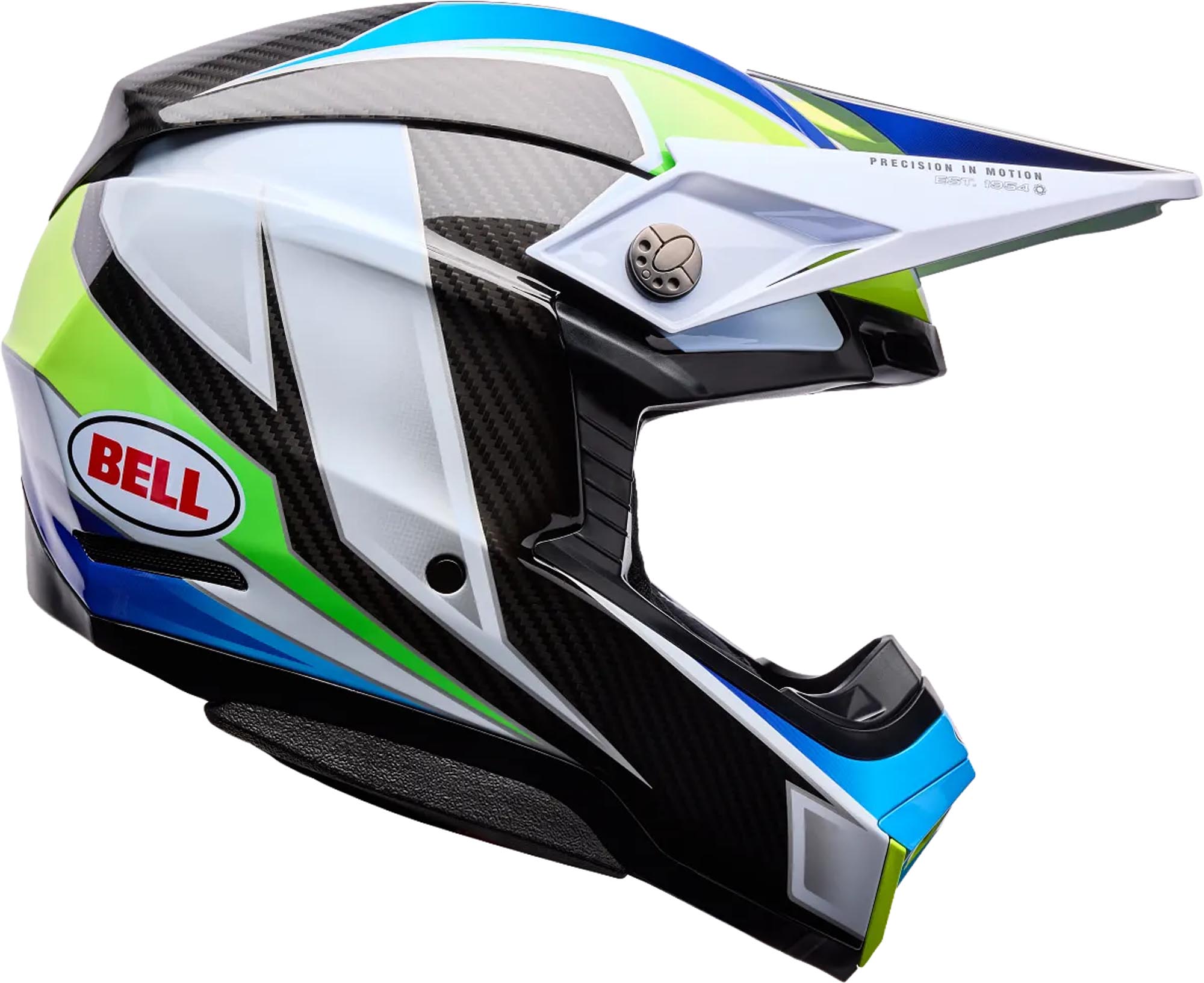 Bell Moto-10 Spherical Grid Casco da motocross bianco/blu XL (60/61) Figura 2