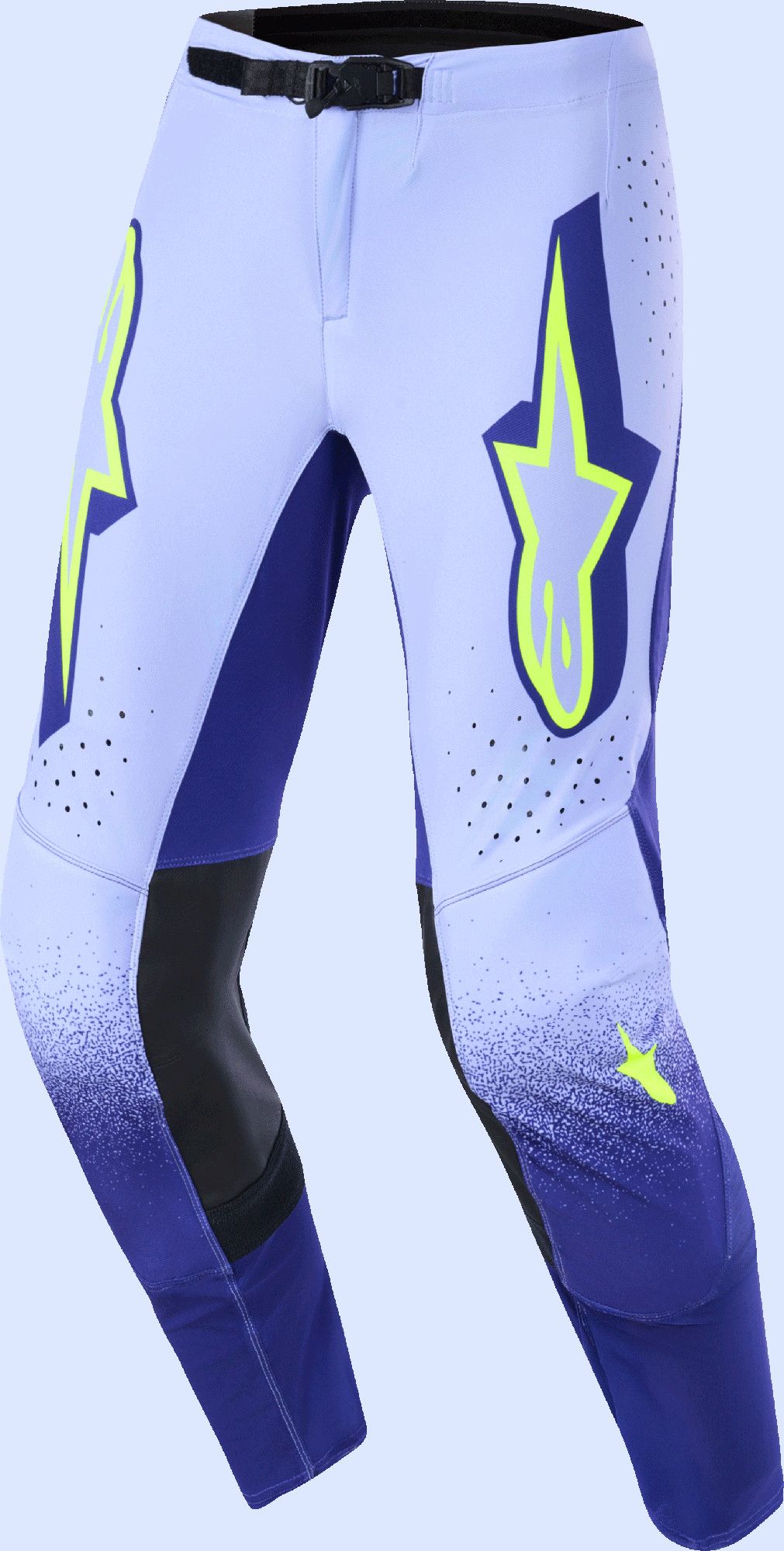 Alpinestars Supertech Scenz Pantaloni de motocross mov/galben 40 Figura 1