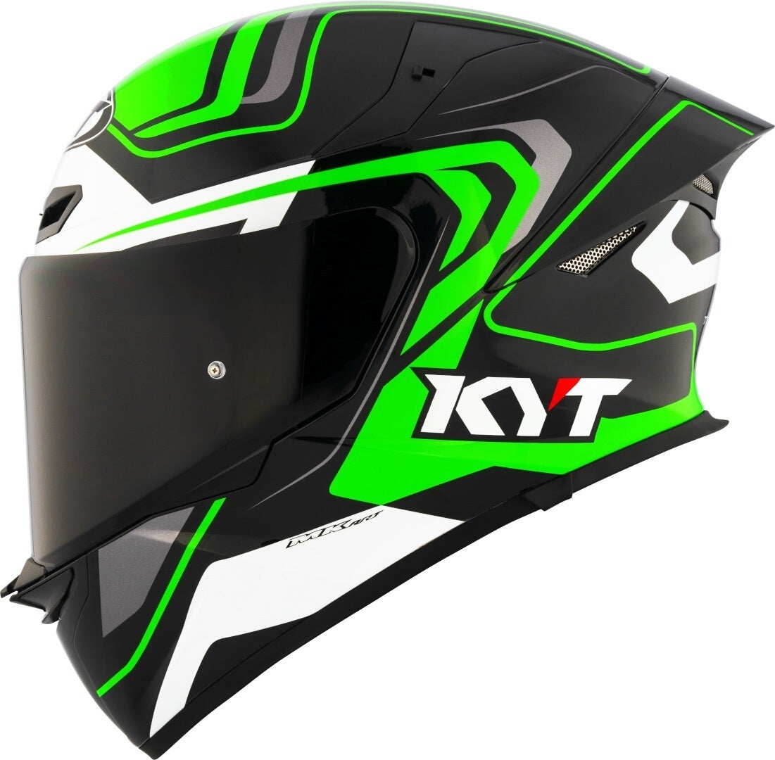 KYT TT-Revo Overtech Hjelm svart/grønn S (55/56) Figur 6