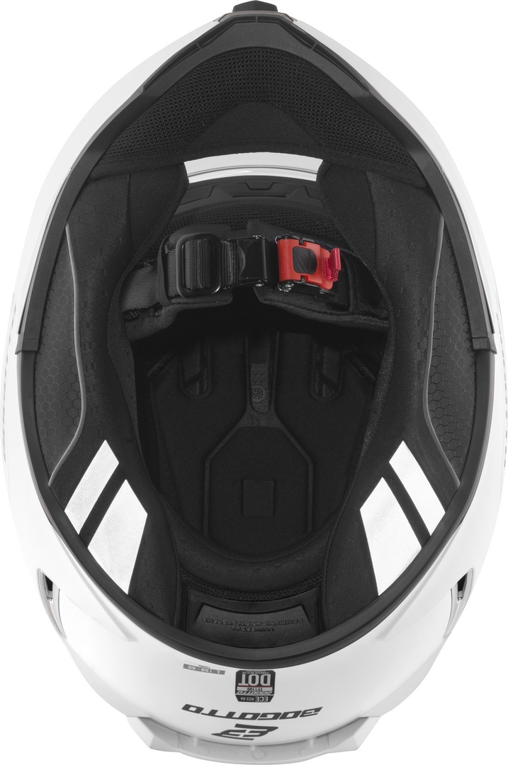 Bogotto FF110B Helm weiß matt S Abbildung 7