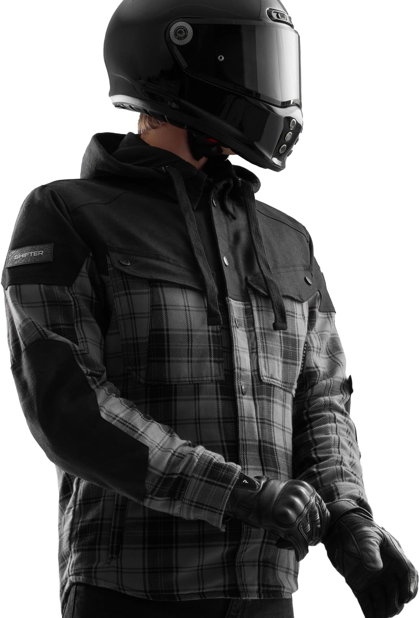 Rebelhorn Shifter Motorcykeltrøje sort/grå M Figur 12