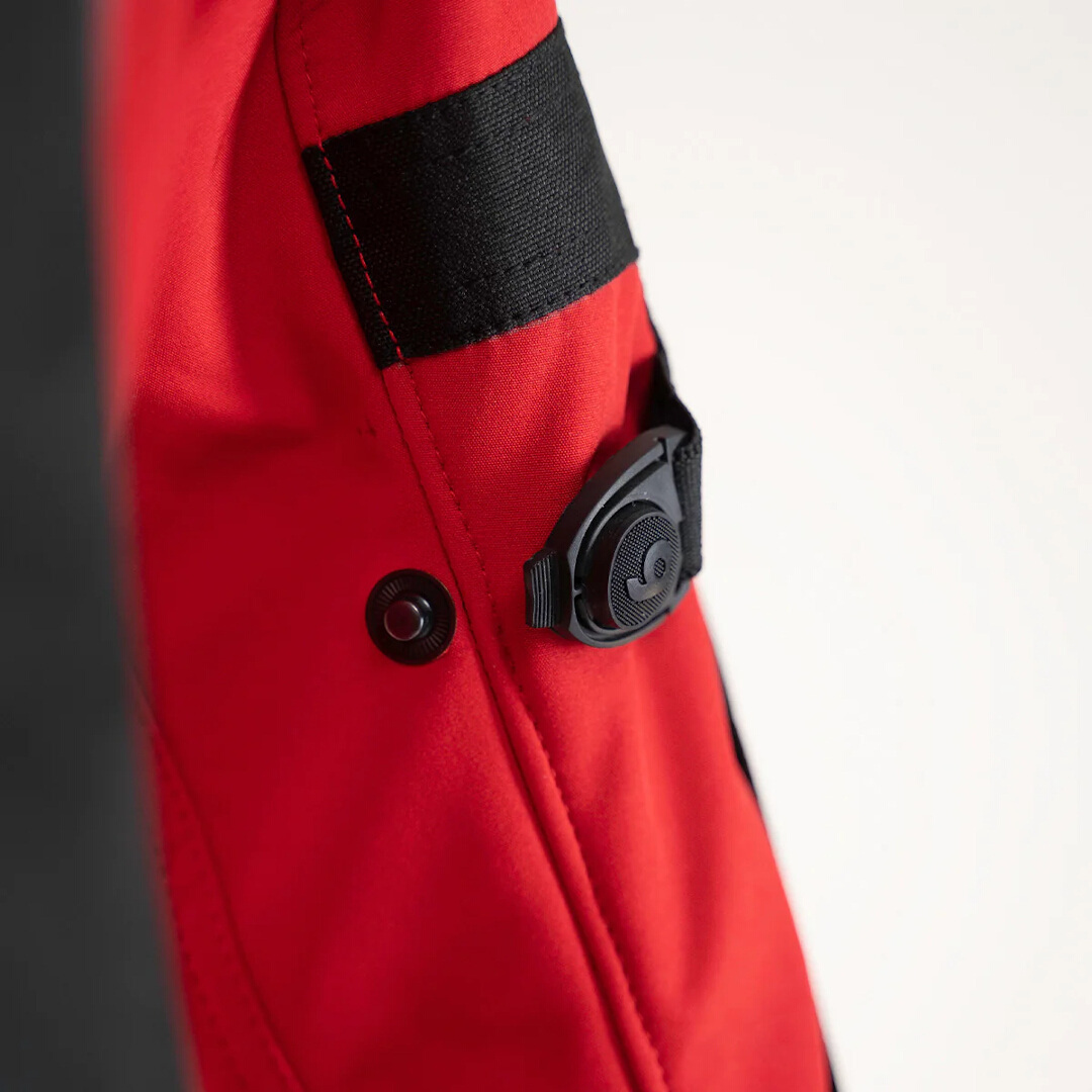 GMS Vega Damen Motorrad Textiljacke schwarz/rot L Abbildung 3