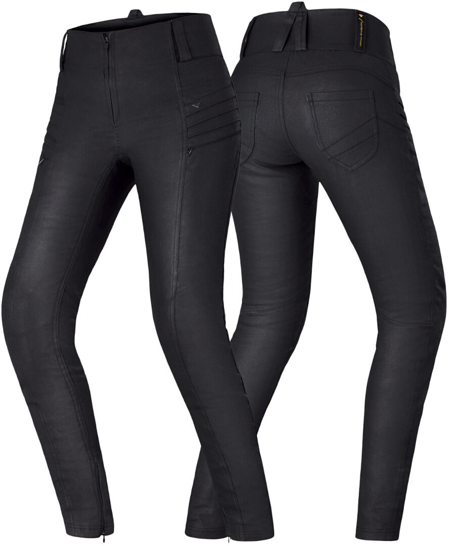 SHIMA Nox 2.0 damer motorcykel jeggings svart/svart S L30 Figur 3