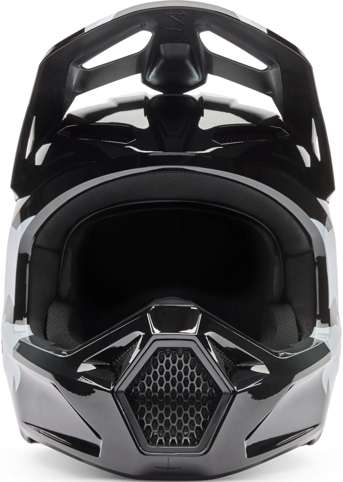 FOX V1 Shield Cască de motocross pentru tineret negru Y/L (52/53) Figura 3