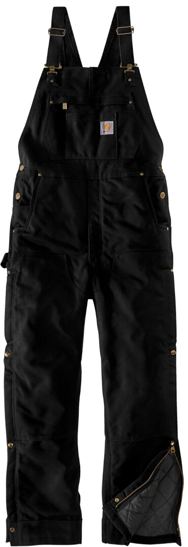 Carhartt Firm Duck Insulated BIB Per ansamblu negru S Figura 1