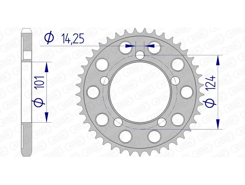 AFAM Aluminiumkrona 72801 - 525 Figur 1