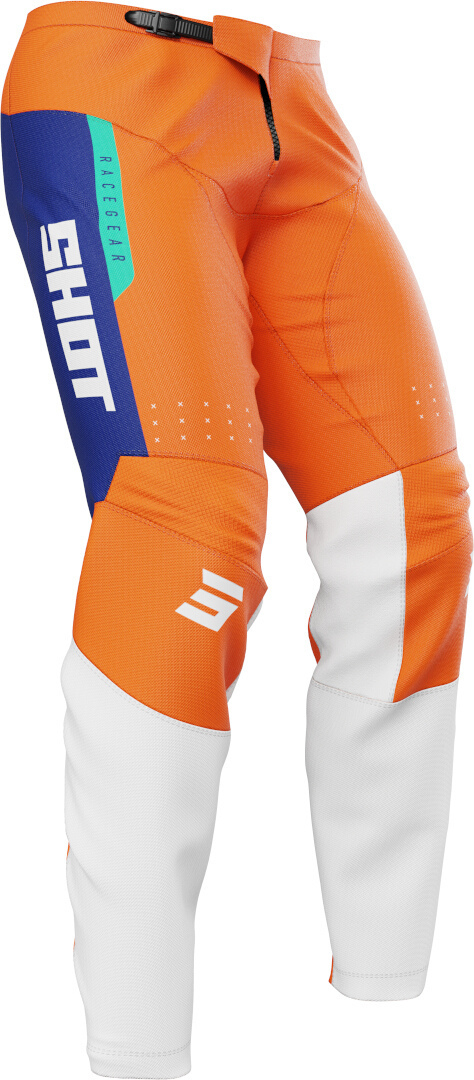 Shot Devo League Motocross Pants orange/blue/white 32 Figure 3