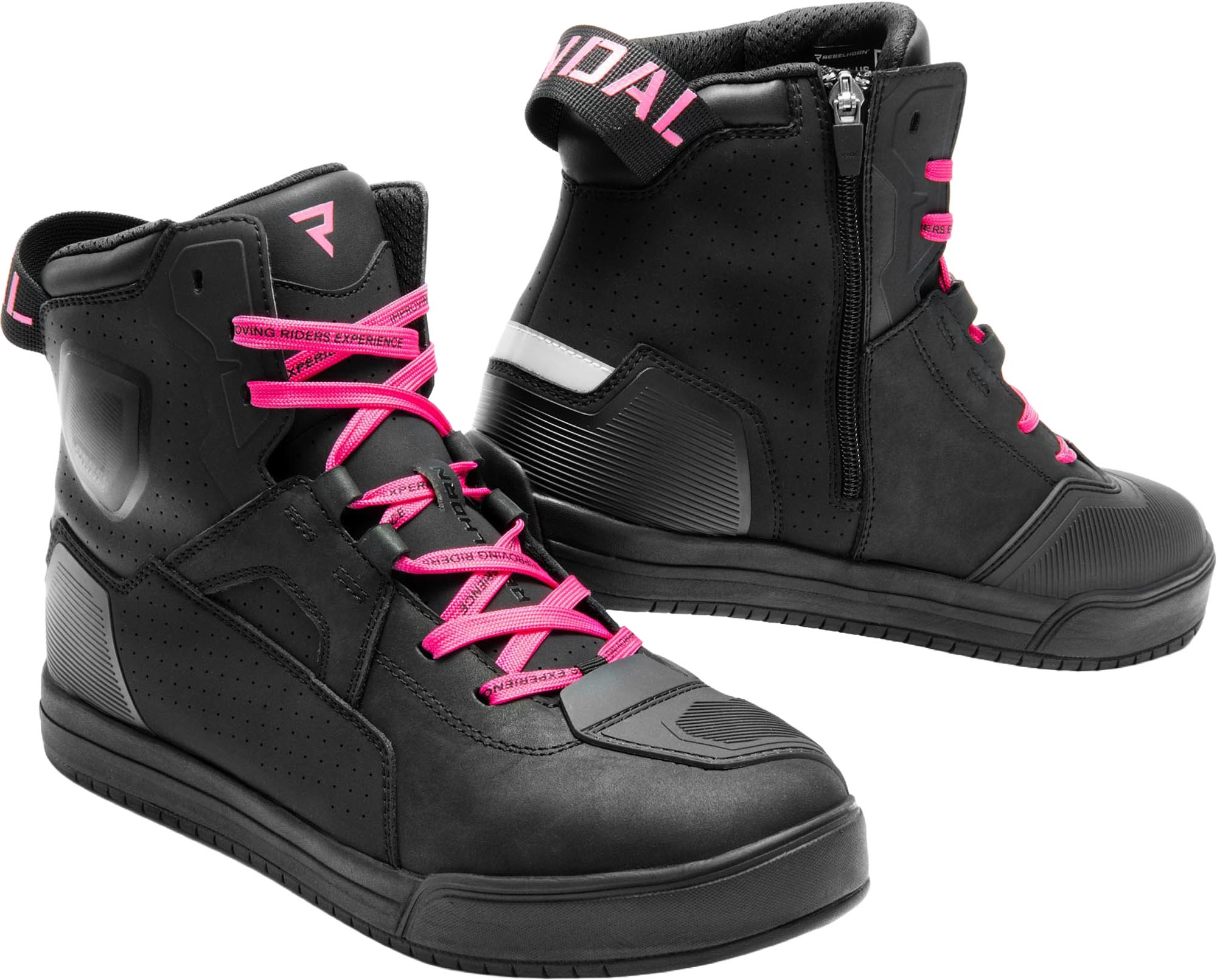 Rebelhorn Vandal 2 Damer Motorcykelsko sort/pink 42 Figur 1