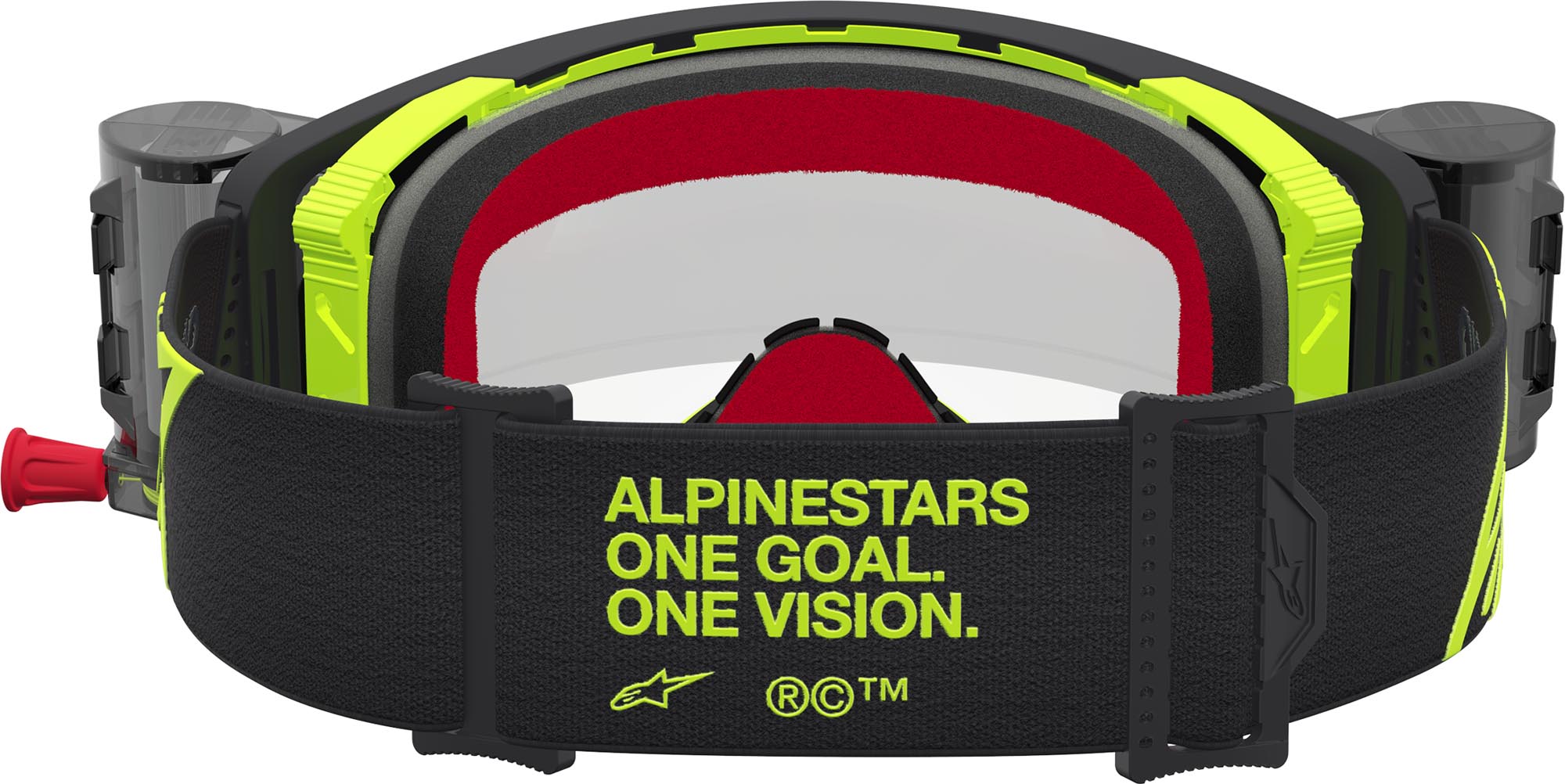 Alpinestars Supertech Firma Roll-Off Motocrossbriller sort/neon/gul Figur 2