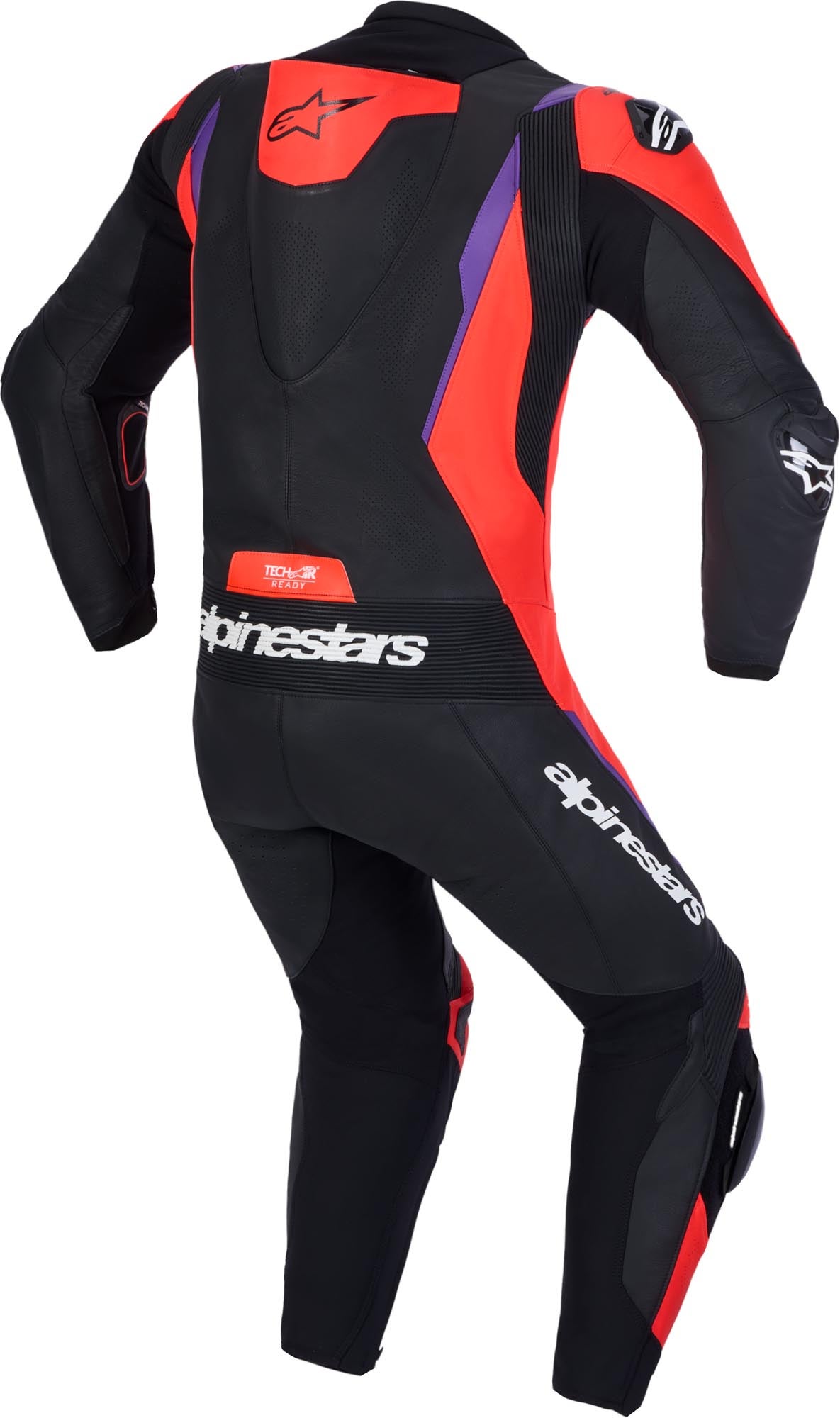 Alpinestars Missile V3 1-Piece Motorcycle Leather Suit black/red/purple 56 Figure 2