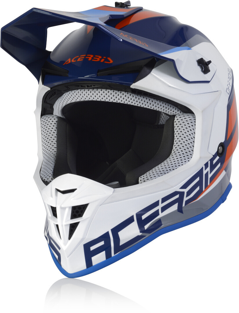 Acerbis Linear Casco Motocross blu/bianco L (59/60) Figura 1