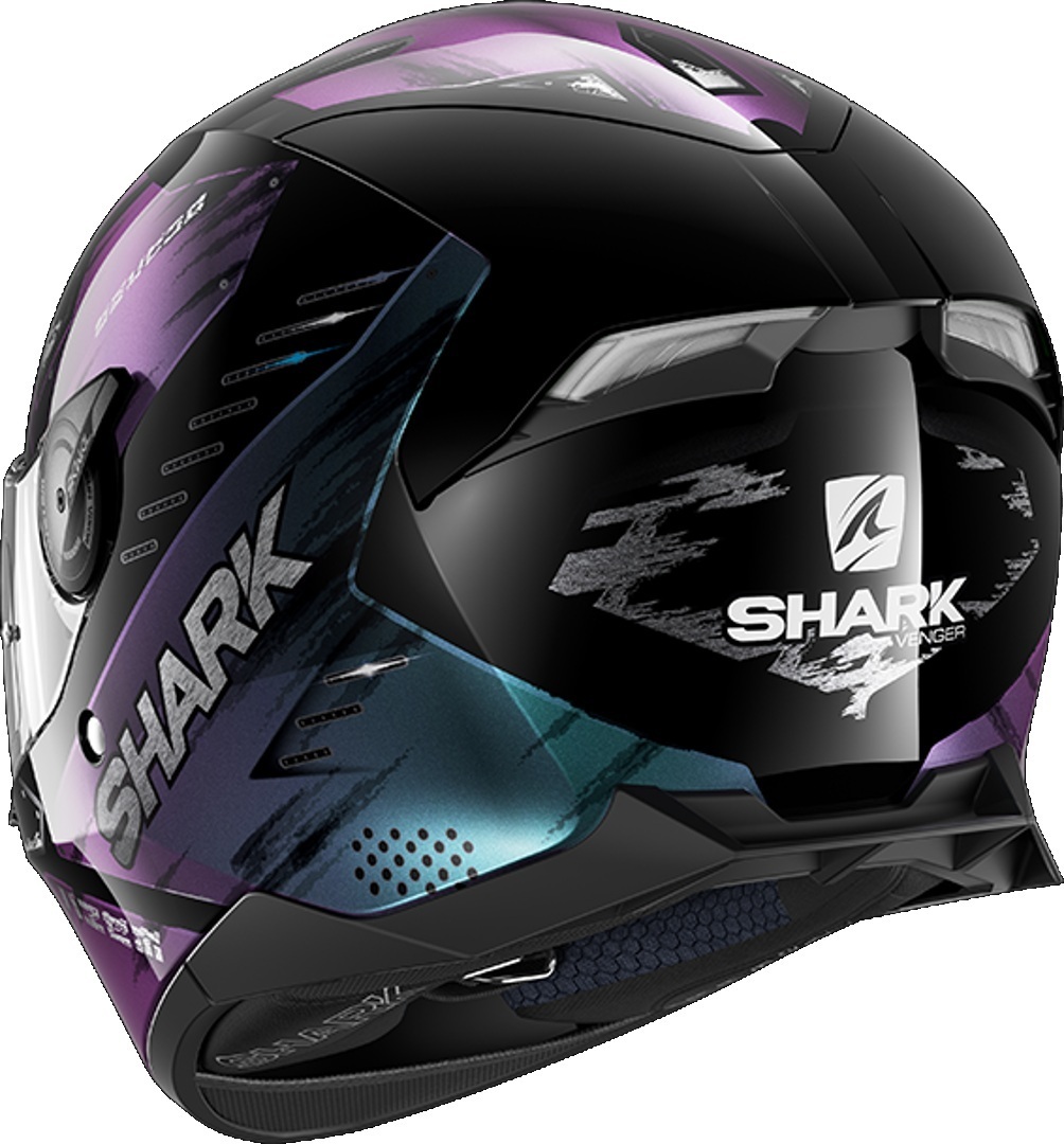 Shark Skwal 2.2 Venger Hjälm Svart/lila Man (57/58) Figur 3