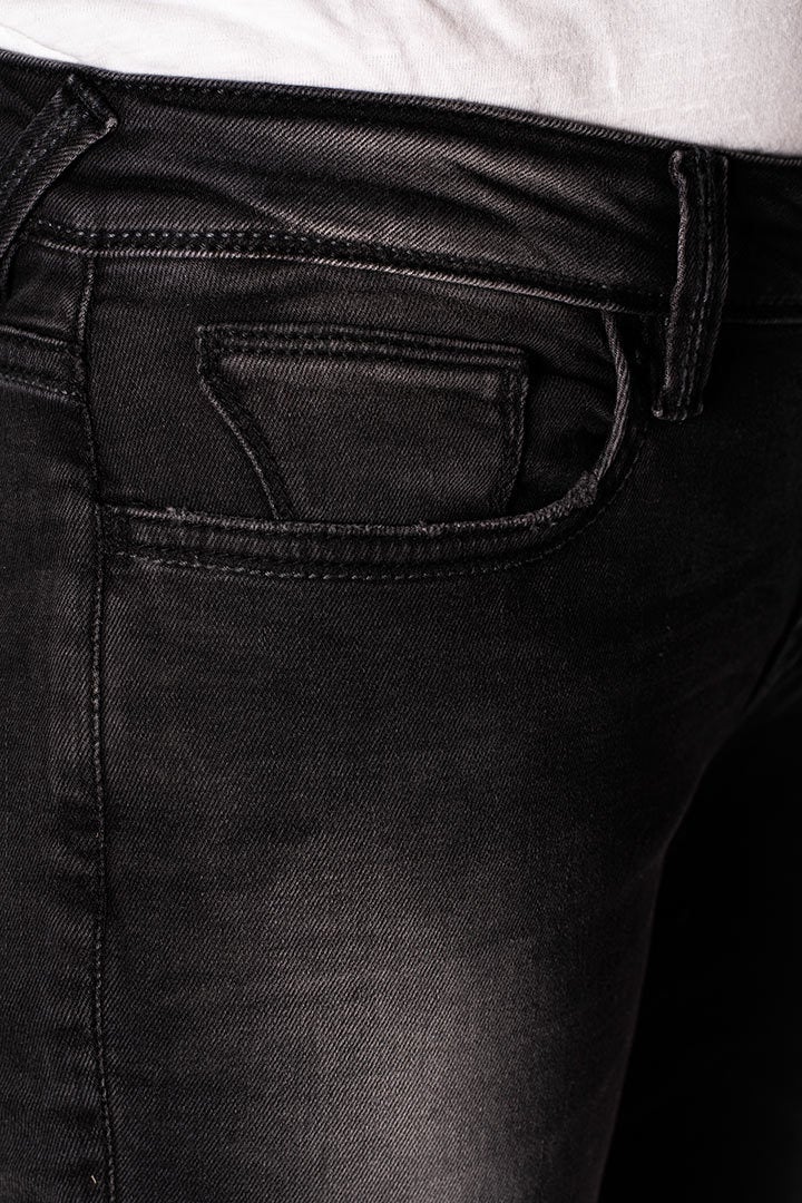 Rokker The Donna Black Jeans Moto Donna 38 L32 Figura 7