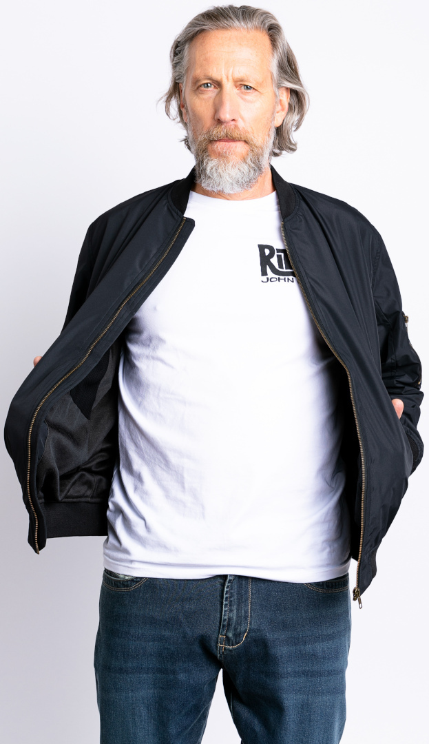 John Doe Flight Motorcycle Textile Jacket black S Figure 16