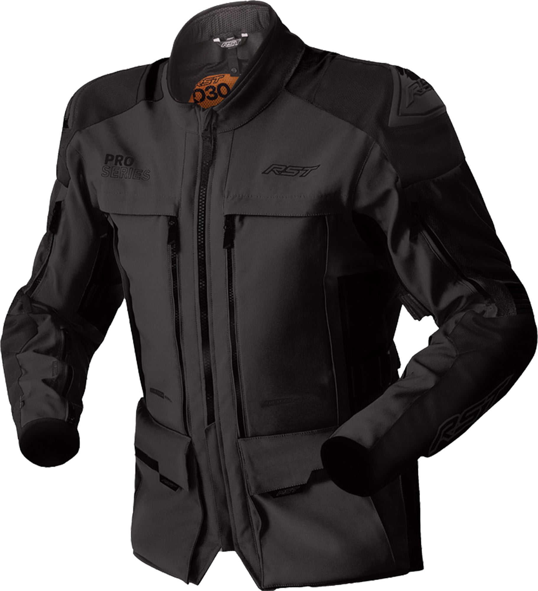 RST Pro Series Adventure D3O waterproof Ladies Motorcycle Textile Jacket black 14 Figure 1