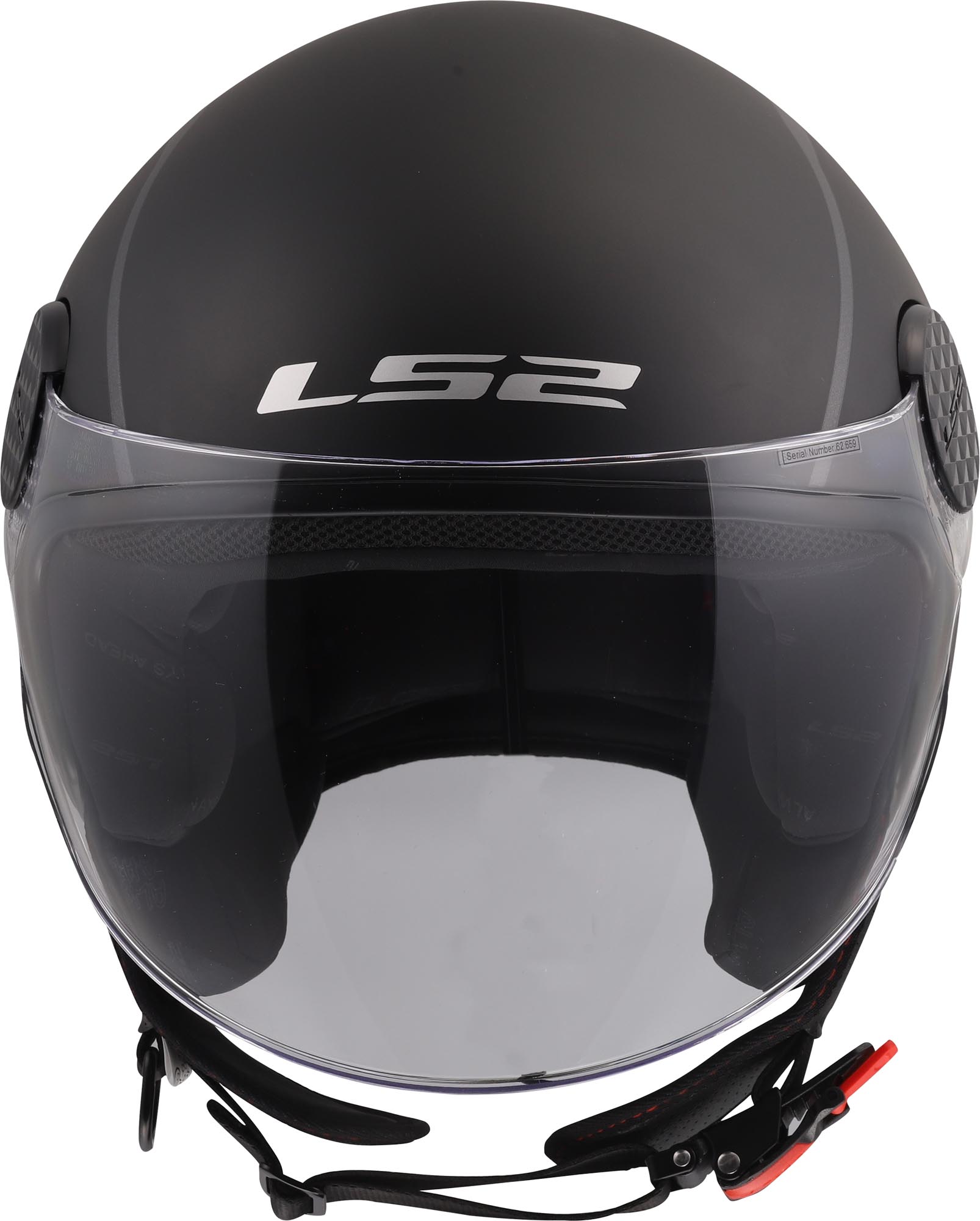 LS2 OF558 Sphere Lux II Minim Cască Deschisă Negru/Roșu M (57/58) Figura 2